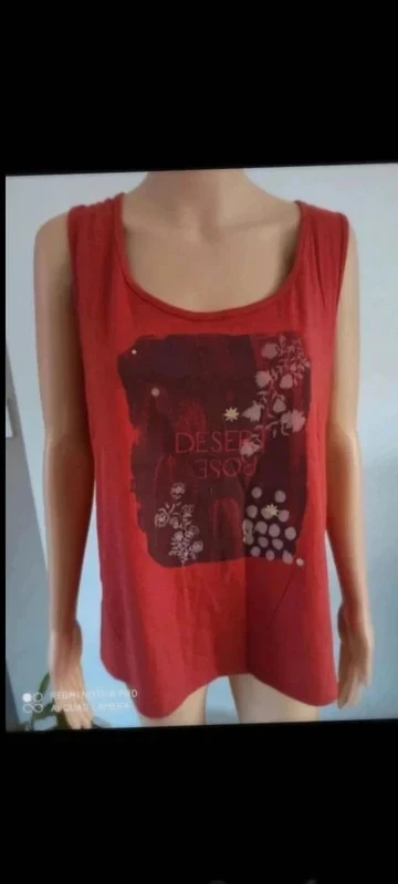 Arkitect women's red Desert Snow print tank top size L - Sleeveless top – photo 6